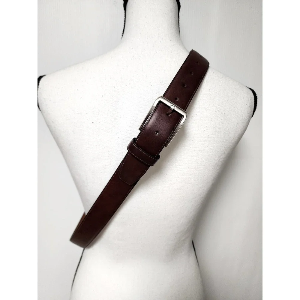 Dockers Men's Synthetic Leather Brown Belt Size XL 42-44 NWOT